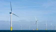 Pictured: The 400MW Rampion Offshore Wind Farm, off the coast of Sussex